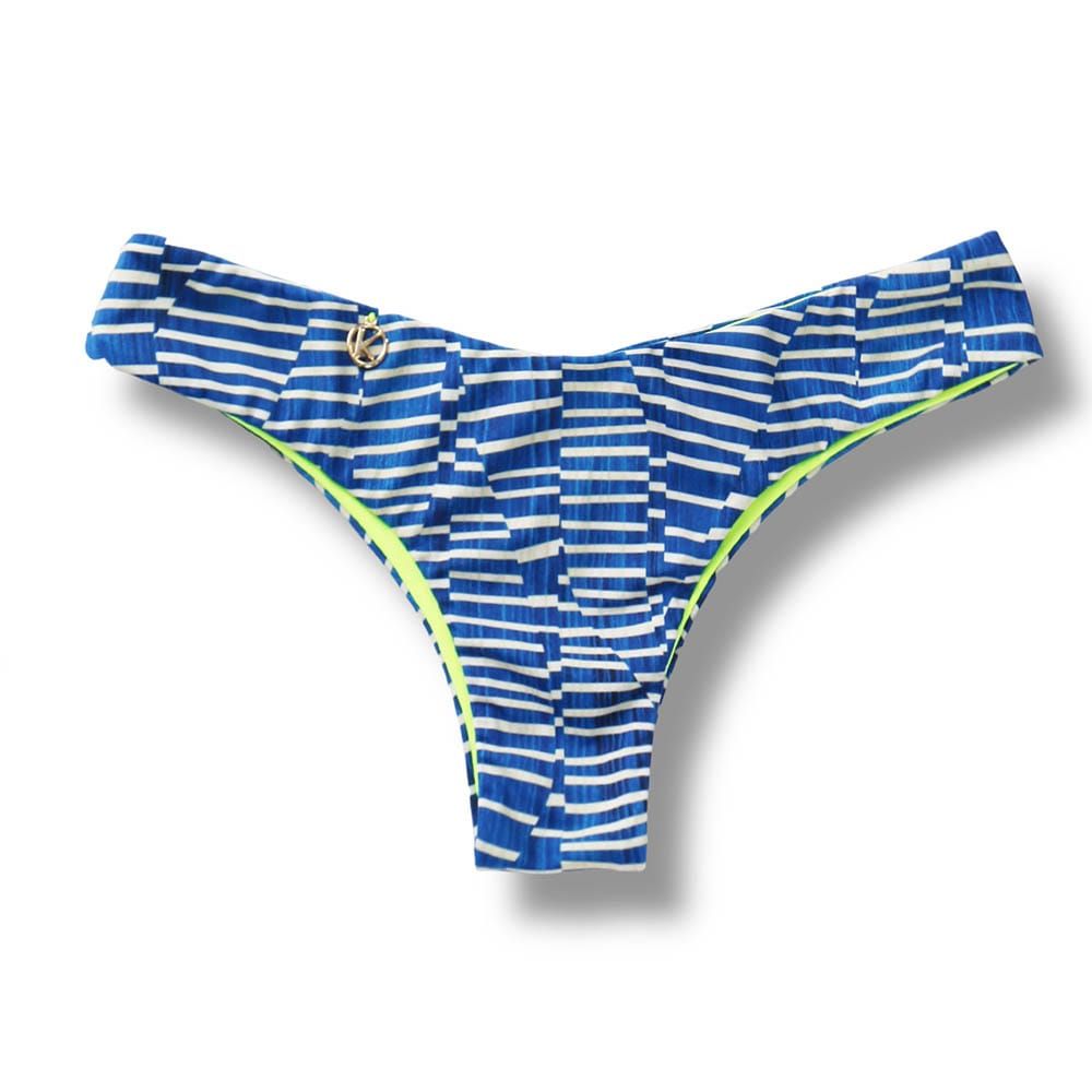 Isa Floripa Thong | Reversible Neon yellow | Ripple