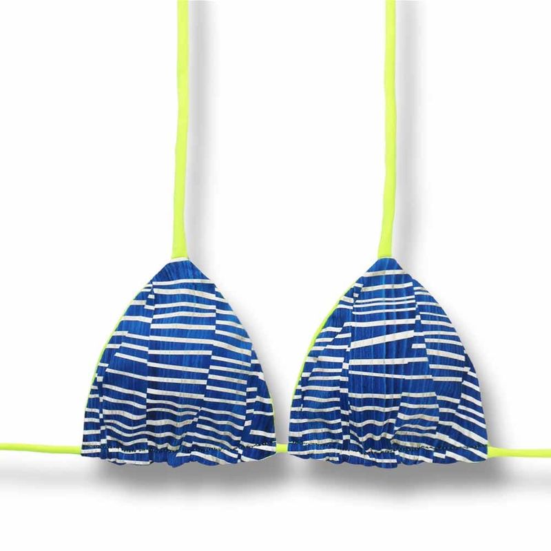 Lua Floripa Top | Reversible Neon yellow | Triangle with Padding