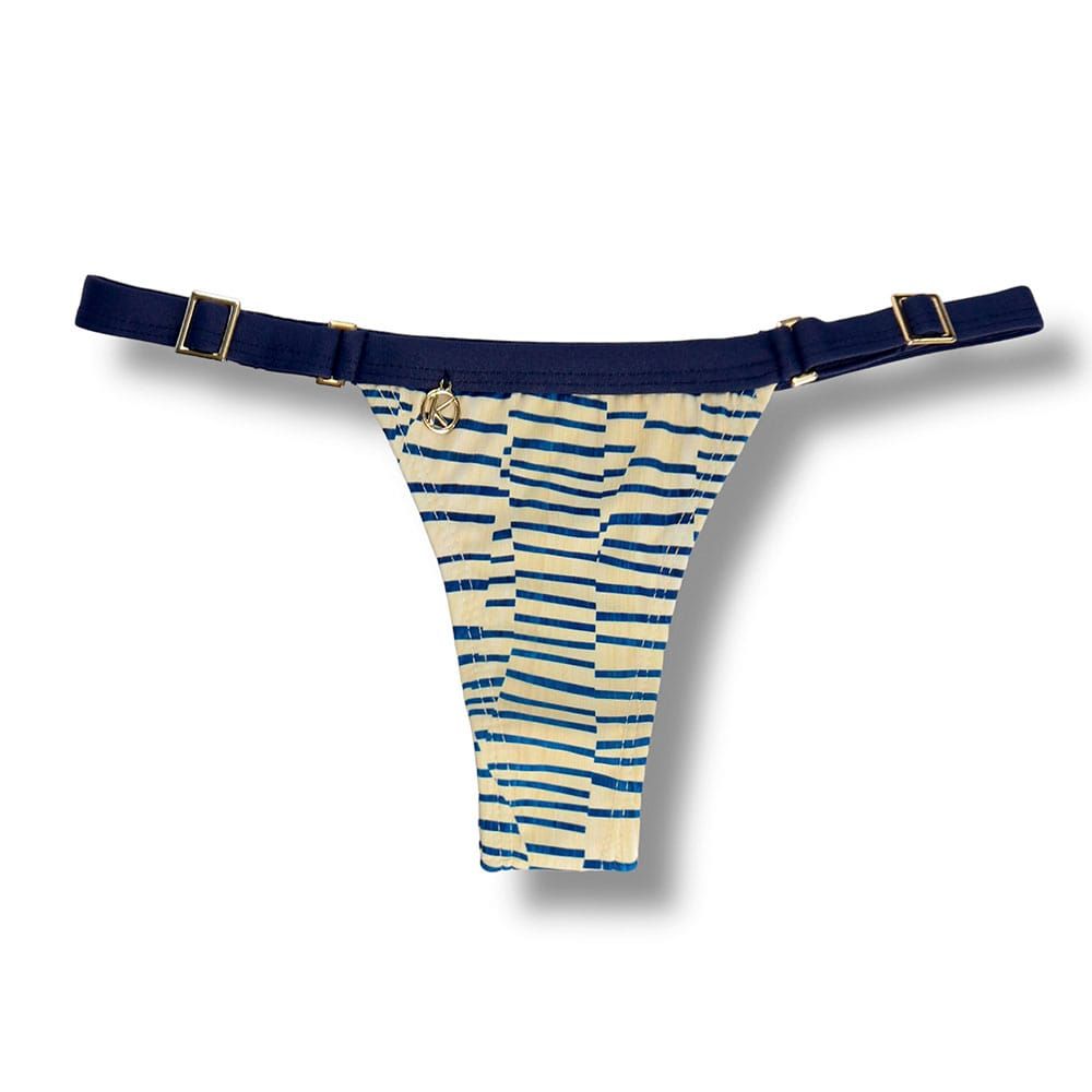 Fany Mareia Thong with Blue Marine | Ribbon Mark