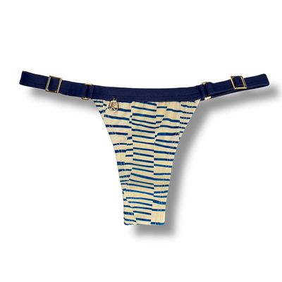 Fany Mareia Thong with Blue Marine | Ribbon Mark