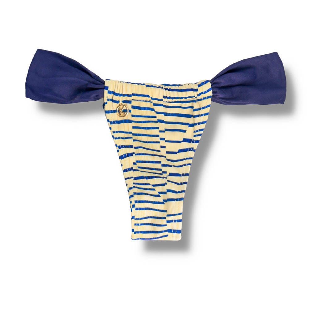 Gali Mareia with Blue Marine Thong | Adjustable Curtain