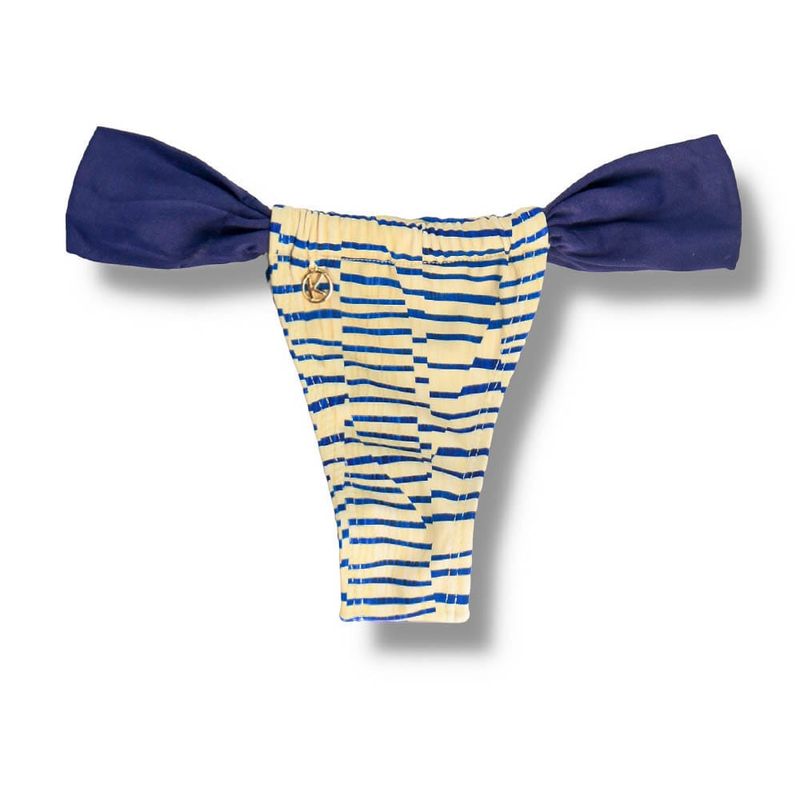 Bas de Bikini Triangle | Bikini Brésilien | Imprimé Mareia | Bas Gali KiniBi