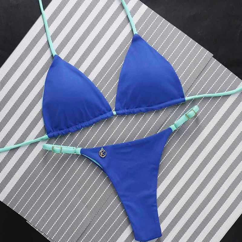 Cobalt Blue Bikini Set | Lua Top + Mia Thong