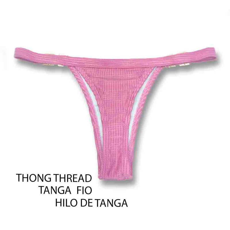 String Bikini Bottom | Safira Print | Fany Tanga | KiniBi