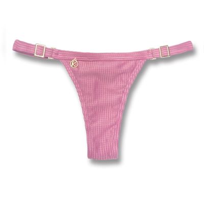 Tiny Thong Bikini Bottom | Brazilian Style | Safira Print | Fany Bottom KiniBi