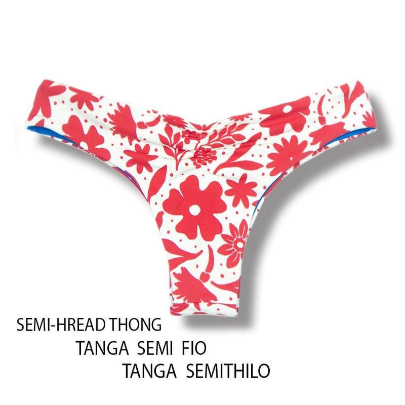 Ruched Bikini Bottom | Scarlet | Isa Tanga | KiniBi