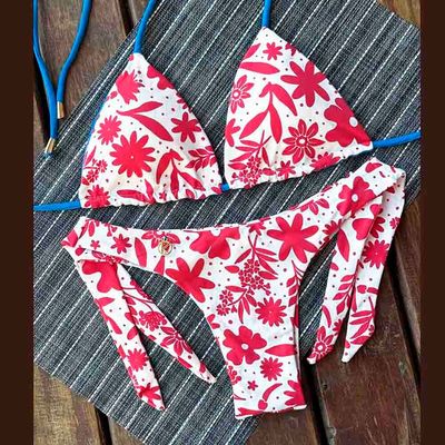 Scarlet Bikini Set | Top Lua + Mora thong