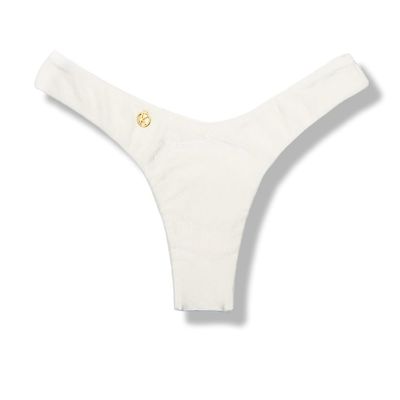 V-Cut Bikini Bottom | Brazilian Style | Pearl Print | Eva Bottom KiniBi