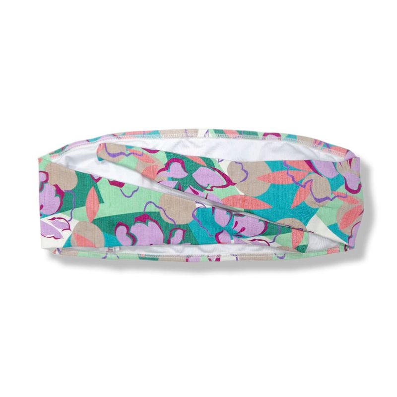 Lilac Bandeau Top | Back Tie Closure **