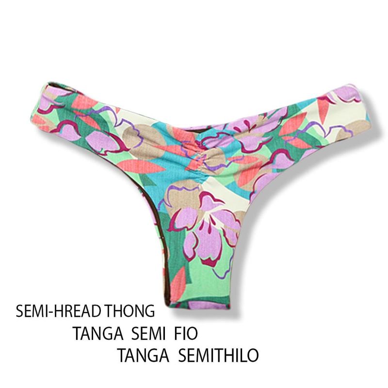 Ruched Bikini Bottom | Lilac | Isa KiniBi
