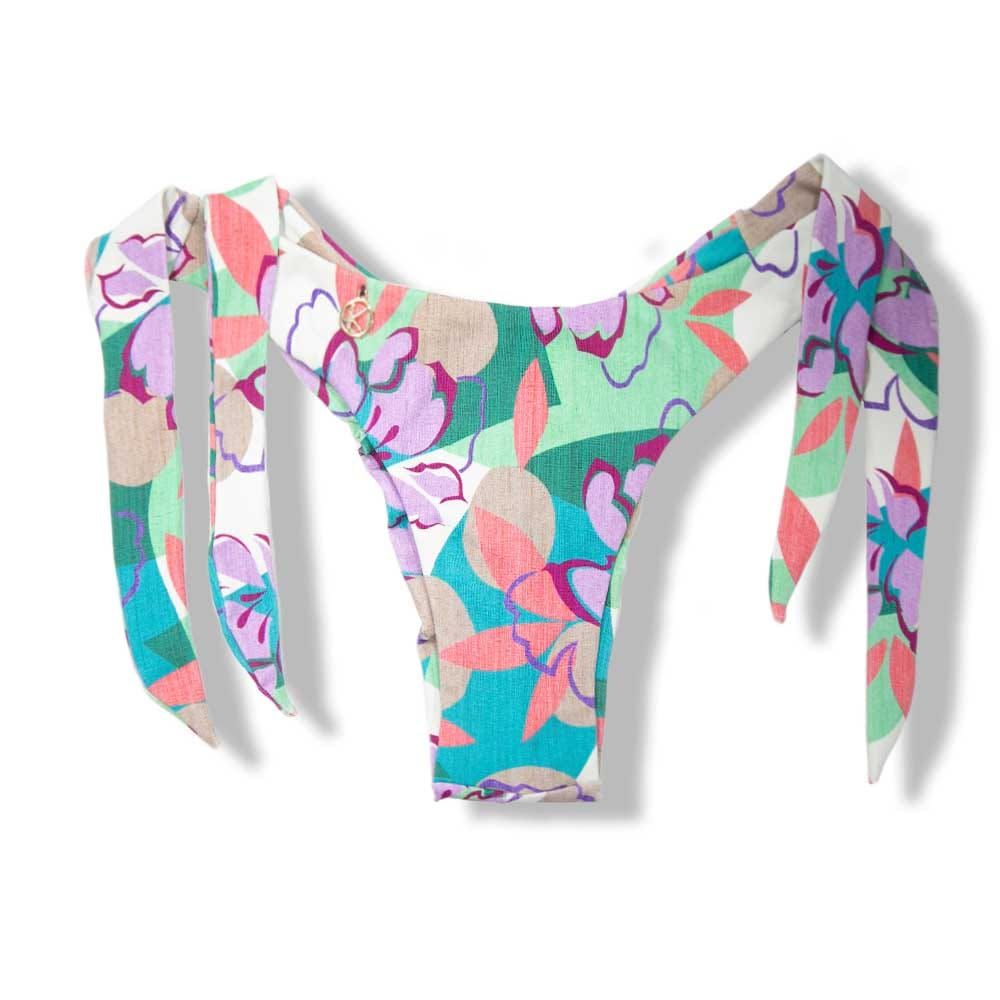 Mora Lilac Thong | Wide Tie on the Side