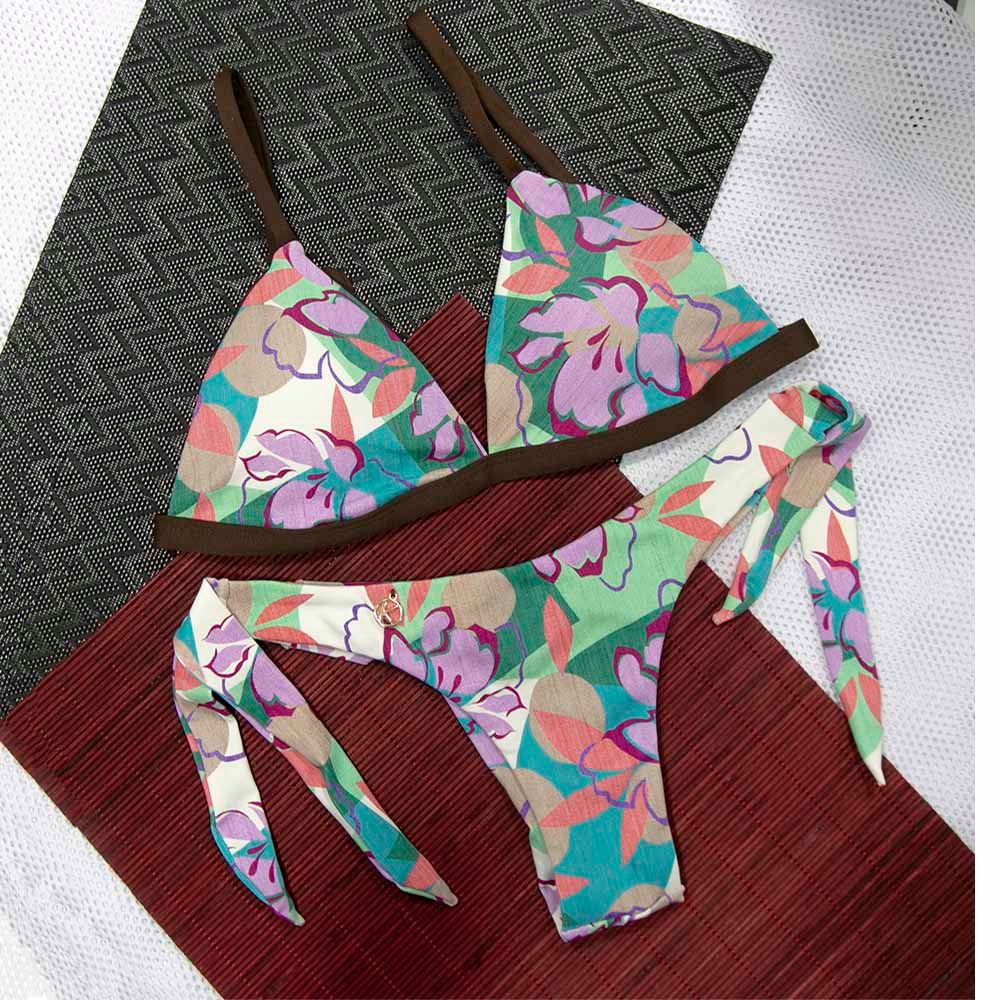 Lilac Bikini Set | Jade Top + Mora Thong