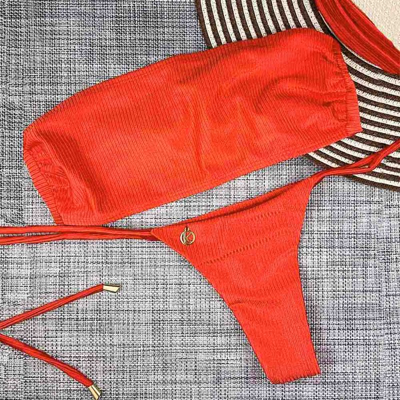 Rubi Bikini Set | Top Bandeau + Cora Thong