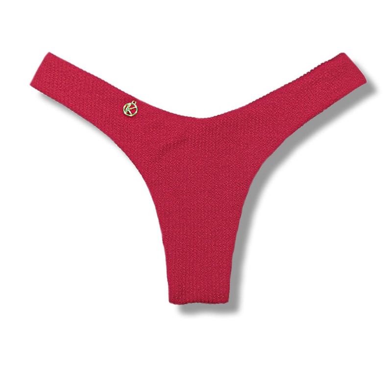 V-Cut Bikini Bottom | Brazilian Style | Zinia Print | Eva Bottom KiniBi