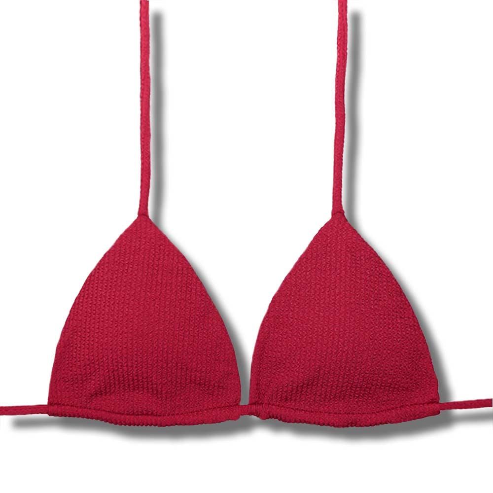Reversible Triangle Bikini Top | Brazilian Bikini | Zinia Print | Lua Top KiniBi