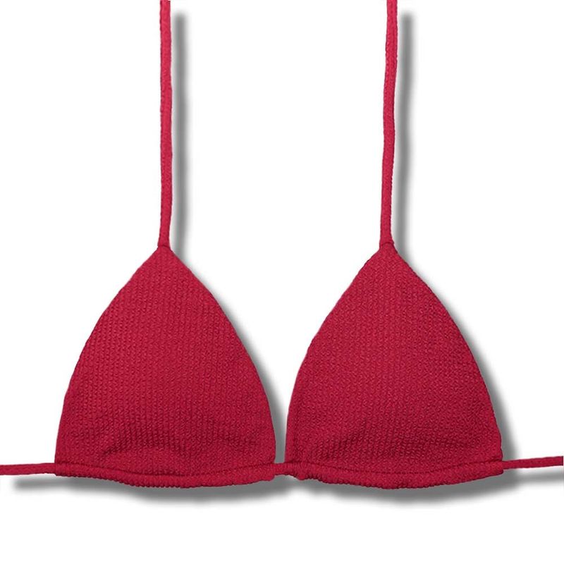 Reversible Triangle Bikini Top | Brazilian Bikini | Zinia Print | Lua Top KiniBi