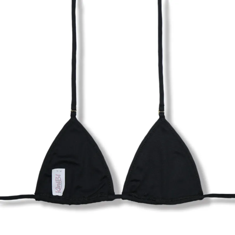 Micro Triangle Bikini Top | Black | Top Mila | KiniBi