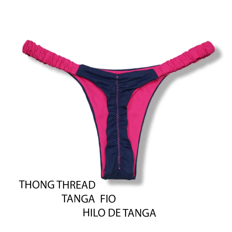 Ruffle Ruched Bikini Bottom | Tiffy Print | Flora KiniBi