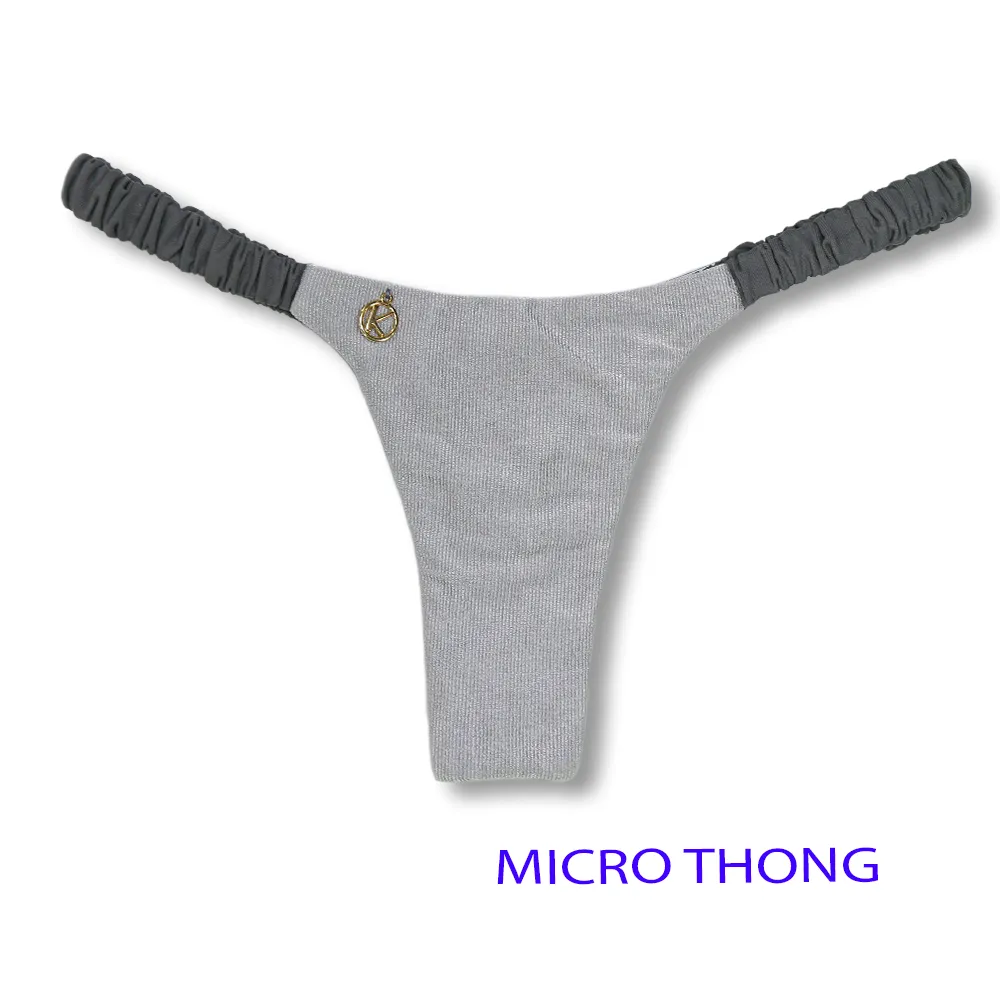 Flora Croma Bottom | Micro Bottom | Ruched Bottom