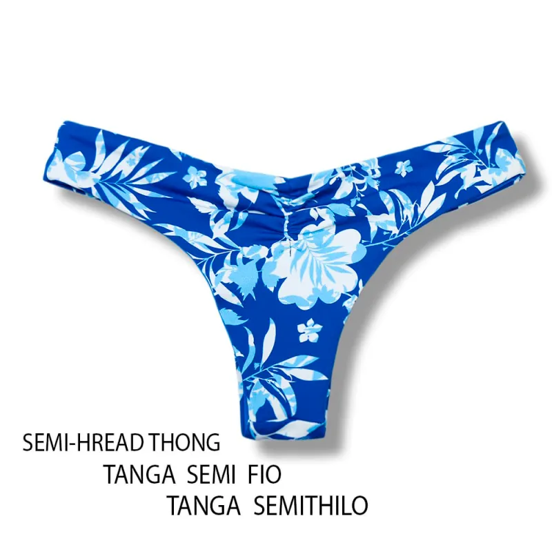Conjunto de Bikini Iris | Top Lua + Tanga Isa | Reversible
