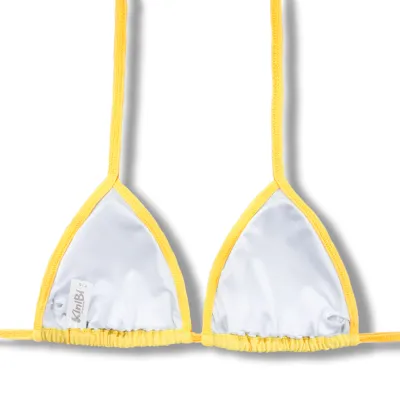 Triangle Bikini Top | Yellow | Mara Top | KiniBi
