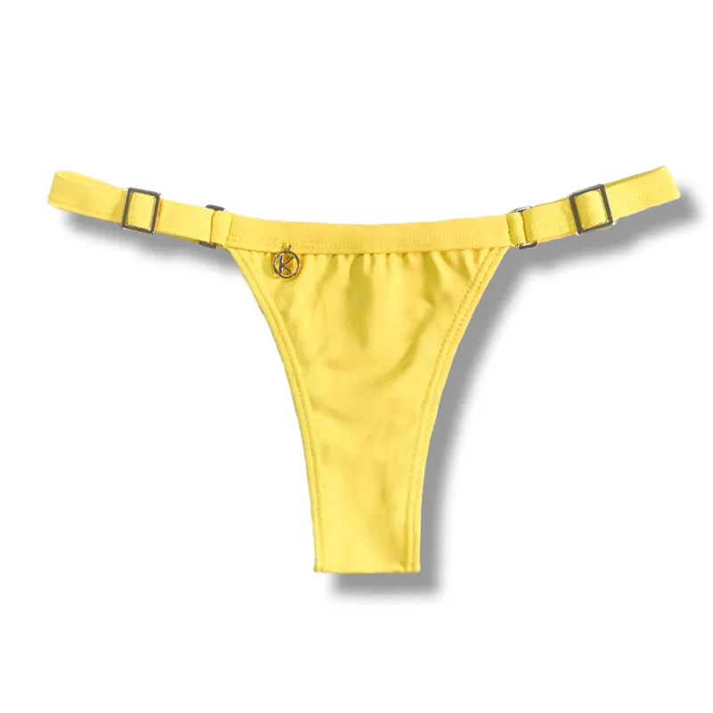 Fany Canary Bikini Bottom | Strap Bikini Bottom