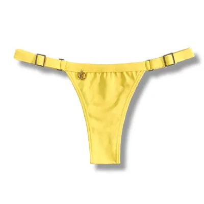 Fany Canary Bikini Bottom | Strap Bikini Bottom
