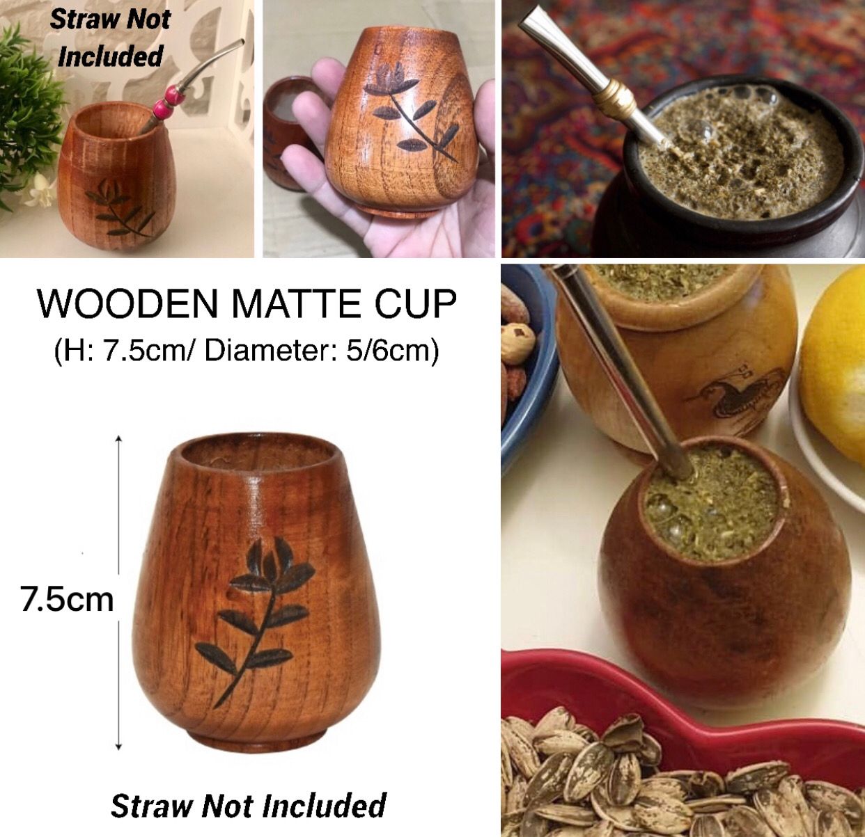 Wooden Mattè Cup 
