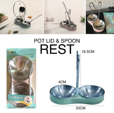 Pot Lid &amp; Spoon Rest