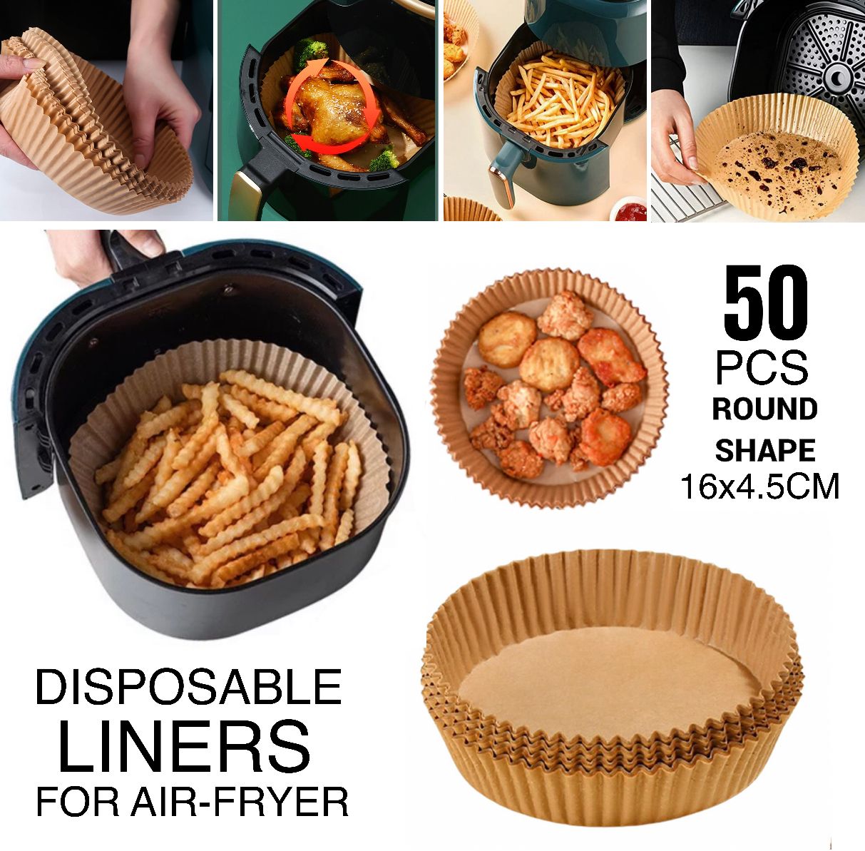 Round Paper Liners 