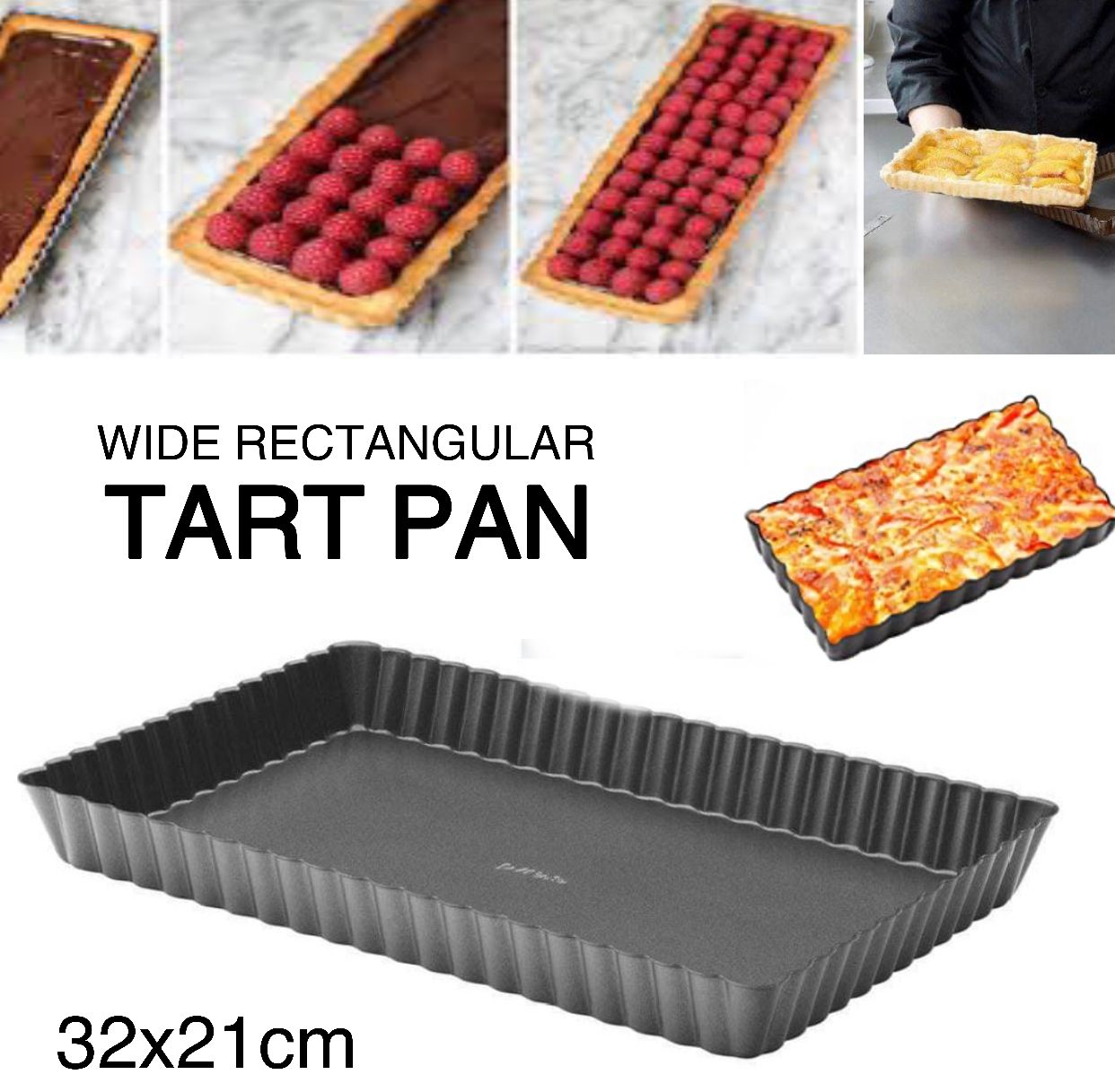 Rectangular Tart Pan 32cm