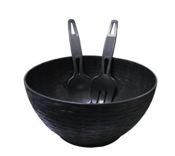 Salad Bowl With Spoon&amp;Fork
