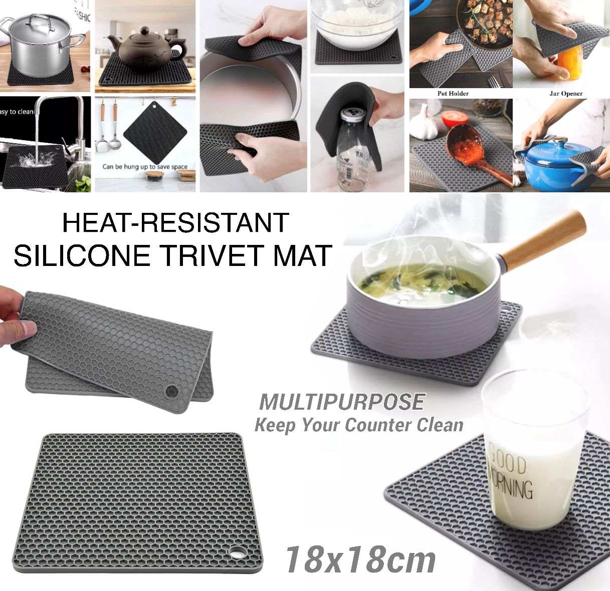 Silicone Trivet Mat