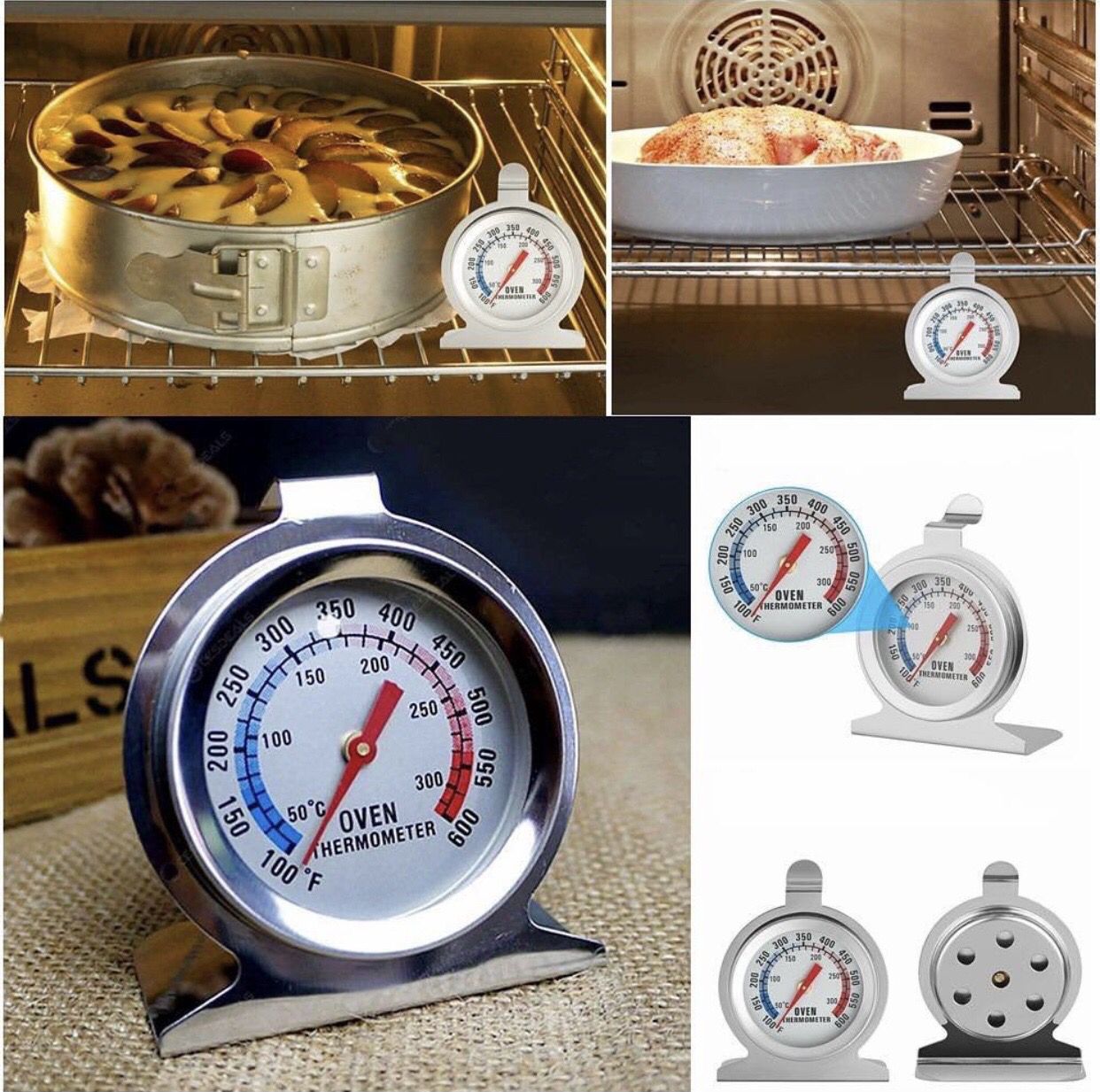 Stainless Steel Oven Thermometer