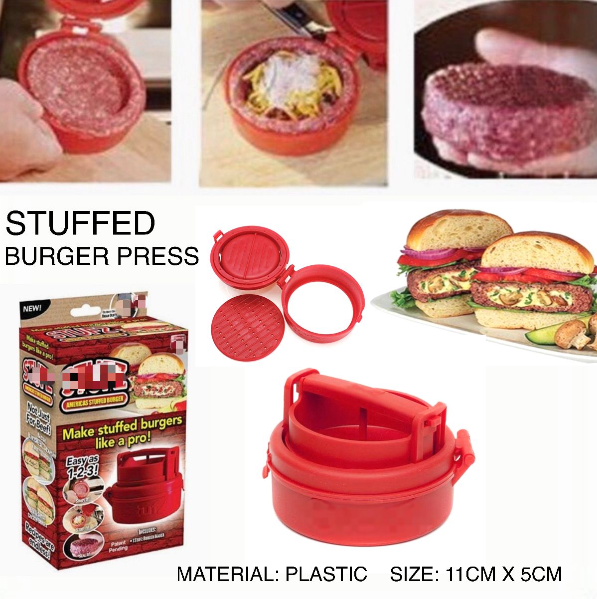 Stuffed Burger Press