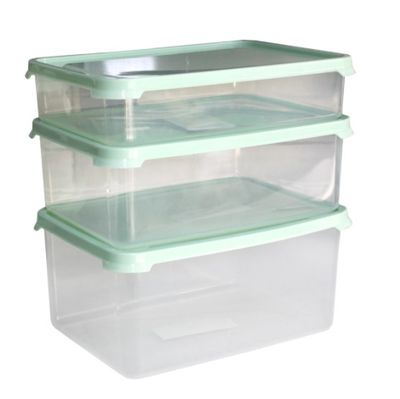 Frosty 3pcs Tupperware Recto Set
