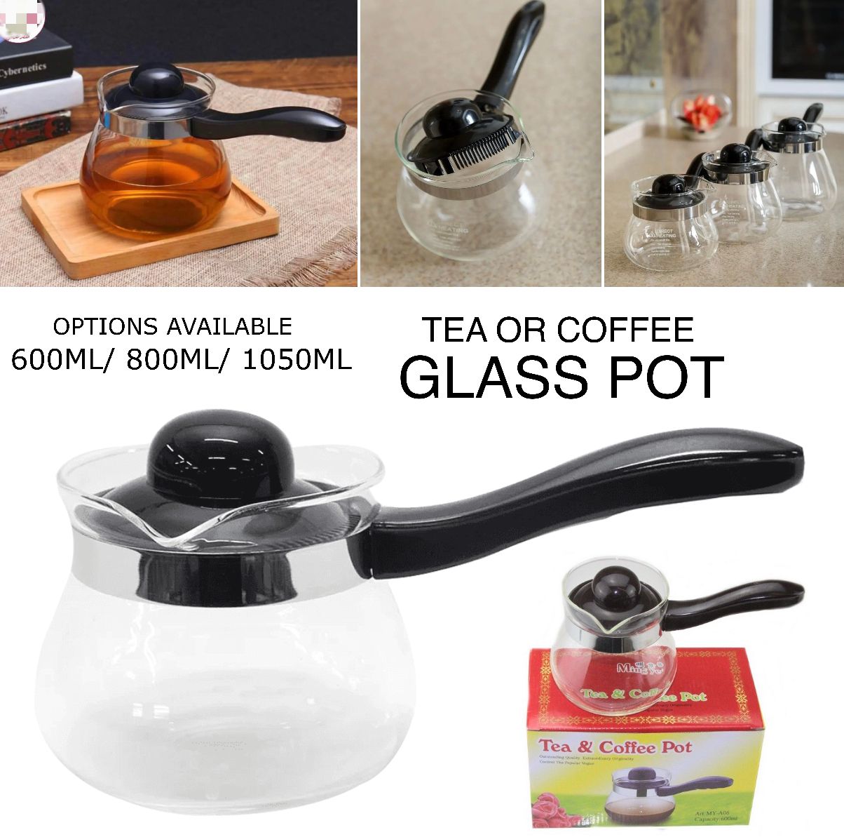 Glass Tea/Coffee Pot