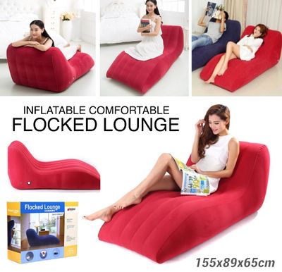 Inflatable Flocked Lounge