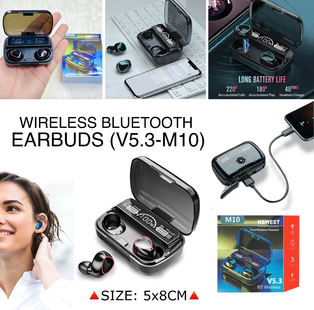 M10 Wireless Earbuds 