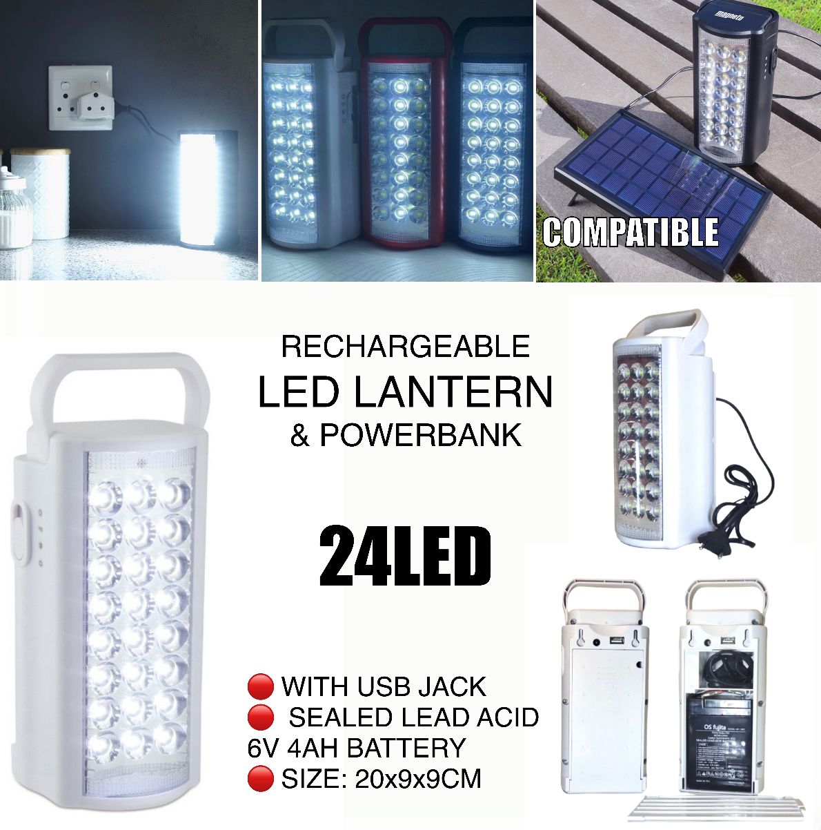 24LED Lantern