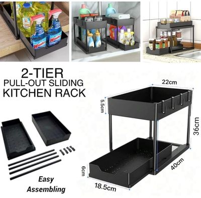 2-Tier Sliding Rack
