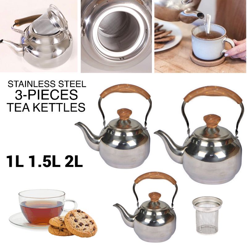 3-Pcs Tea Kettle