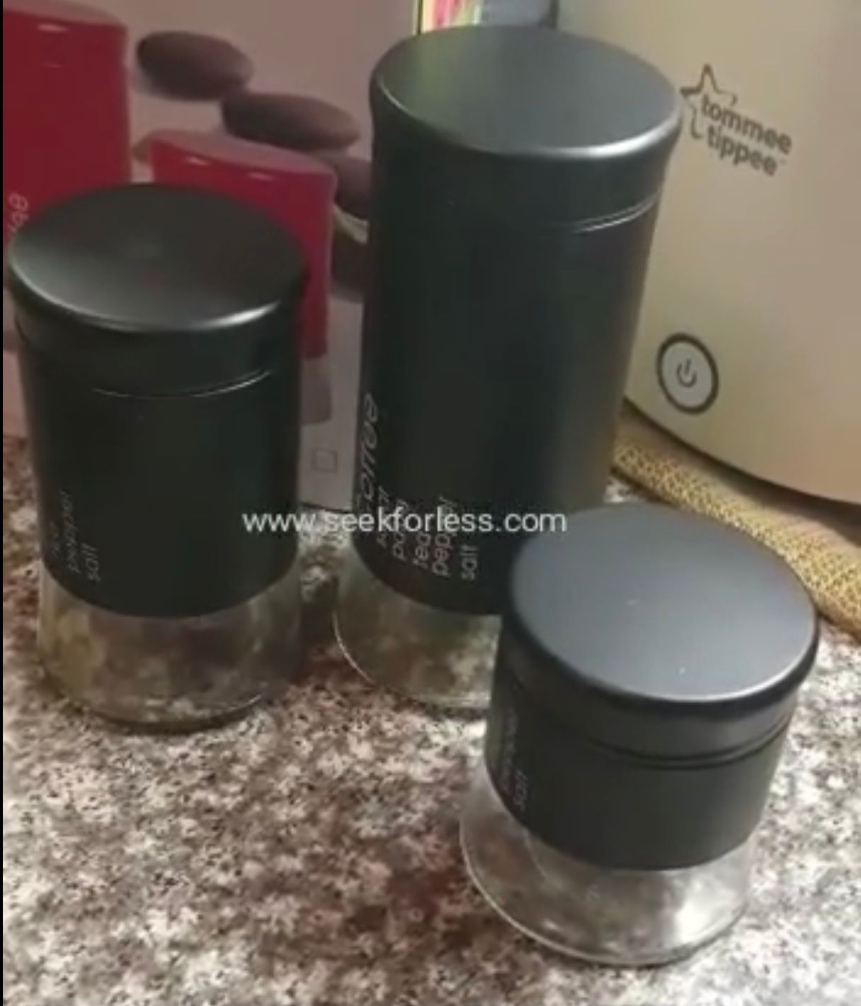 3-Pcs Glass Jars