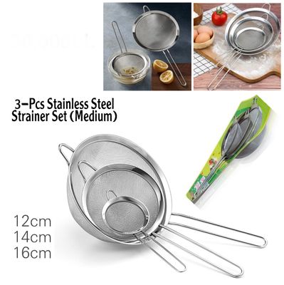 3-Pcs Strainer Set (Medium)