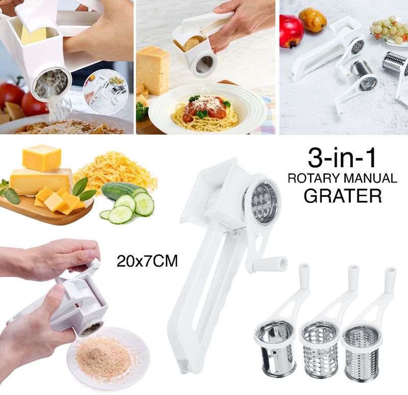 3-in-1 Rotary Grater (Buy1 Get 1 Free)