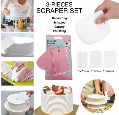3-Pcs Scraper Set