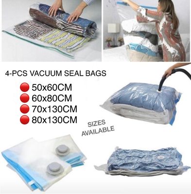 4-Pcs Vacuum Bags