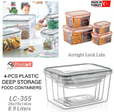 4-Pcs Deep Containers (LC-355)