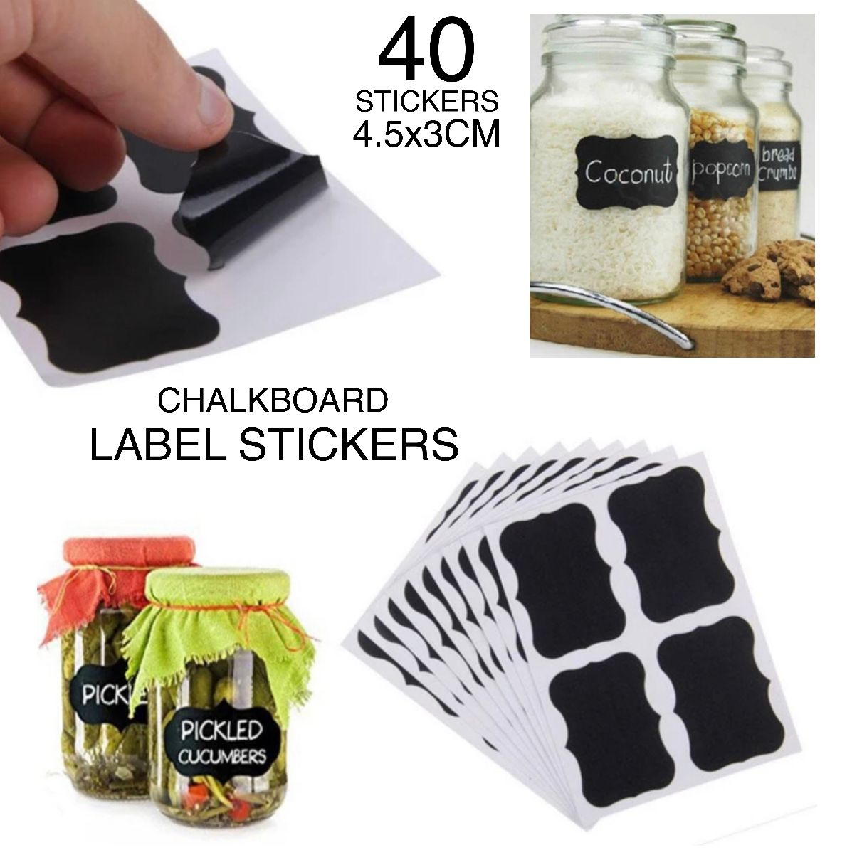 40 Chalkboard Labels