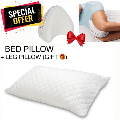 Bed Pillow + Leg Pillow